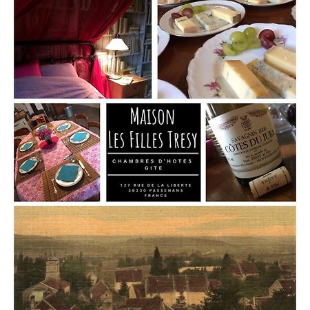Chambres D Hotes Les Filles Tresy Passenans Exteriör bild